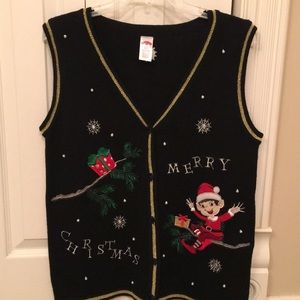 Sm Christmas Sweater vest